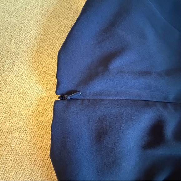 NEW without tags Kay Unger Owen Gown/Jumpsuit in color Indigo Navy - Picture 7 of 10